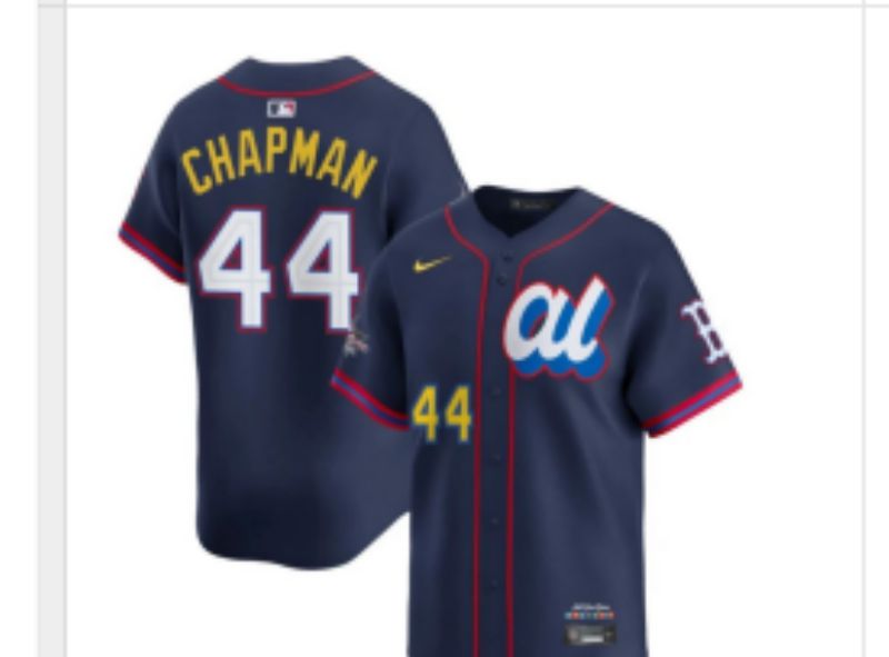 Men 2025 Boston Red Sox #44 Chapman Drak Blue All star Nike MLB Jersey style 06->new orleans saints->NFL Jersey